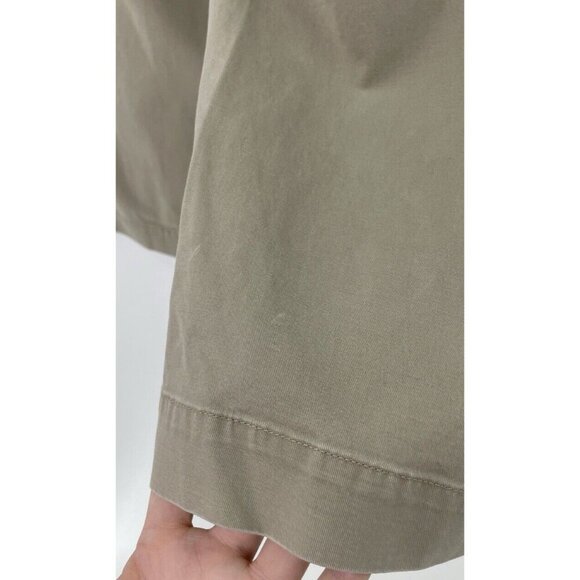 Eddie Bauer Crop Chino Beige Blakely Fit Low Rise Straight Pants See Measuremen - Picture 4 of 10